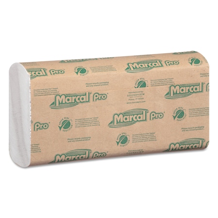 Marcal Pro Multifold Paper Towels, 1 Ply, 150 Sheets, 127 ft, White P100B